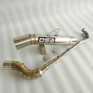 DS4/Daeng sai4 Super open spec pipe canister tube type inlet 51mm 1set for Wave 110/100/125 xrm110/1