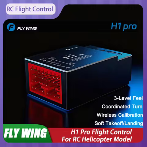 FLYWING H1 Pro Flight Control RC Helicopter Model Coordinated Turn ATT Hold Mode With Gyro For Scale