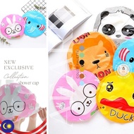 [READY STOCK] 2PCS Woman Cartoon Shower Cap Bath Cap Saloon Cap