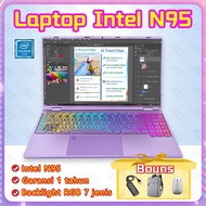 16'' Laptop baru ugnu/hitam ram16g/512gb ssd Intel N95 RGB backlight