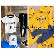 [🇲🇾Ready Stock/Clearance] 🧸 Adidas Kids Set | HnM Set Pyjamas Boys Girls | Baju Budak Lelaki/Perempu