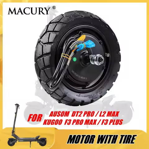 Motor With Tubeless Tire for AUSOM DT2 PRO L2 MAX KUGOO F3 PRO MAX F3 PLUS Electric Scooter 48V1000W