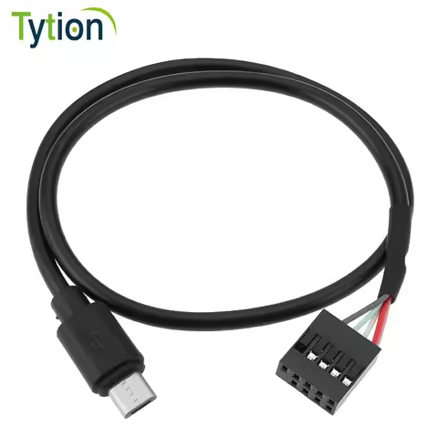 9-pin USB serial port DuPont cable to Micro USB computer motherboard built-in chassis connection cab