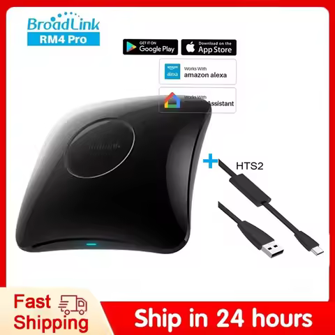 New BroadLink RM4 Pro Universal Remote Control RF Controller IR Switch Smart Home Works Alexa Google