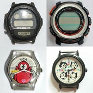 絕版 1996年 Casio W-87H + 港產電子錶 + 日版小露寶 + 日版Felix the cat 手錶