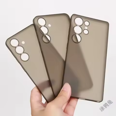 for Galaxy S25 Series Ultra Thin Phone Case 0.5MM Lightweight Matte Anti-fingerprint Cover for Samsu