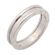 【二手】寶格麗BVLGARI B-zero1 戒指，單環，346566，K18WG（白K金），B-zero1 戒指，單環，男女通用，二手 A