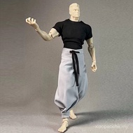 Romankey x cowl Male Body 1/12 Figure Soldier Clothes Pants Skinny T-Shirt cos Fuhei Jiner O8S5