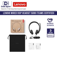 Lenovo Wired VoIP Headset 5000 (Teams Certified) - 4XD1R88995