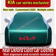 Kia Thick Car Cover, Sunscreen and Rainproof Oxford Car Cover Suitable for Niro EV6 EV5 EV9 Sportage