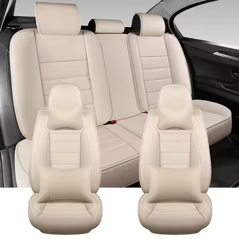 Full Set Universal Car Seat Covers For Volwsagen VW Tiguan Polo 9N Gol G3 G5 Golf 8 7 6 5 4 ID4 Auto