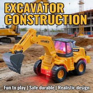 Bulldozer Car Construction Excavator Engineering Toy Truck Play Vehicle Backhoe