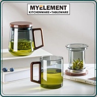 Myelement 550mL Heat-resistant Tea Cups