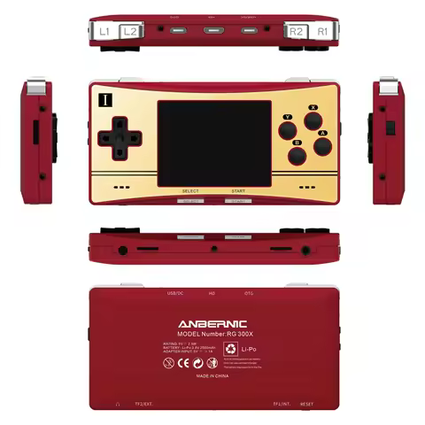 RG300X Retro Portable Game Console Video Game Player For PS1 Game Support HD Out 128g 18000 Games Ki