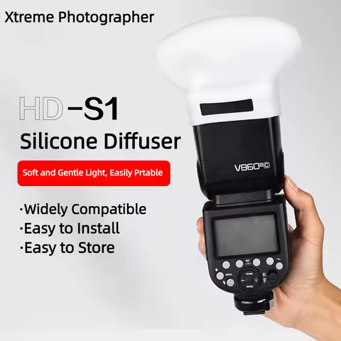 Portable Flash Softbox Diffuser Light Cover for Godox TT520II TT600 V850II V860II AD200Pro Photograp