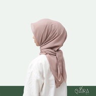 qairaofficial - plain paris japan original rosewood (hijab paris segiempat premiun)