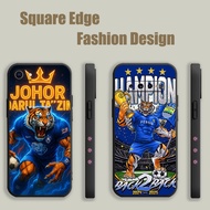 Casing For Realme 5 Pro C17 Narzo 50A GT 2 Pro 9 Pro Plus V23 Narzo 50Johor Jdt Blue Logo LCD13 Phon