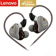 Lenovo,,10mm,,,3.5mm。 Fon Telinga Berwayar Lenovo Fon Telinga Dalam Hi-Fi Bunyi 10mm Pemandu Dinamik