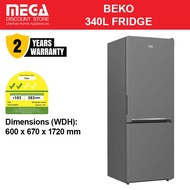 BEKO RCNT340I50VP 323L 2-DOOR FRIDGE | Bottom Freezer | 2 Ticks
