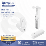 【New Launch】Simplus Small Fan Handheld Mini Foldable USB Electric Fan Portable 2-speed Wind Speed