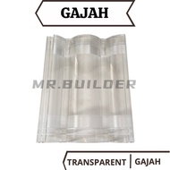 GAJAH Rooflight Roofing Tiles Elabana Toplight Transparent Clear Roof Tiles Atap Clear Atap Transpar