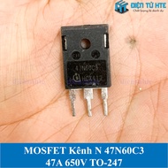 [REMOVAL] N-channel MOSFET 47N60C3 SPW47N60C3 RDSon 0.07 ohm 650V 47A TO-247 genuine