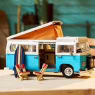 Lion Brand CC2011 RV Big D Crowd T2 Bread Bus Camping Vehicle Assembled Building Blocks 81002 Toy 21
