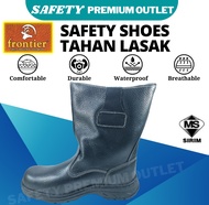 Frontier Safety Shoes High Cut Boots for Men (Good Quality) 工業鞋 工業 铁头 Kasut Lelaki Leather Industria