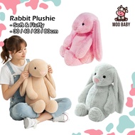 Moo Baby Bunny Plushie Anak Patung Arnab Patung Rabbit Plushie Rabbit Soft Toy Animal Plushie 兔子玩偶