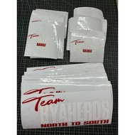 team byaheros van club sticker sticker label