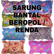 🌿{{local seller}}♥️ Sarung bantal / pillow case berzip &amp; beropol  ready stock