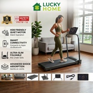 Lucky Home 2026 Upgraded Treadmill Foldable Treadmill Indoor Running Adjustable Slope Treadmill 跑步机