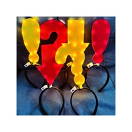 Anti-Lost Headband Luminous Arrow Question Mark Love Lightning Headband Creative Headband Conspicuou