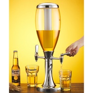 3L Beer Tower with dual taps - 2 taps
