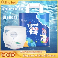 Vimmnb Baby Diaper 100% Chlorine Free S/M/L/XL/XXL/XXXL ultra-thin breathable diapers pants unisex pampers pants