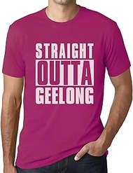 Men's Graphic T-Shirt Straight Outta Geelong Eco-Friendly Limited Edition Short Sleeve Tee-Shirt Vin