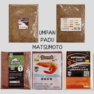 DEDAK PANCING MATSUMOTO 929 UMPAN PADU ROHU TILAPIA LAMPAN 059 UMPAN GAM BOMB 286 UDANG ANTARTIKA 10