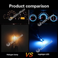 KEIN 1PC Bulb Meter T5 Led W3W Meter Bulb Instrument Dash Lights 73 74 17 27 Auto Interior Neo Wedge