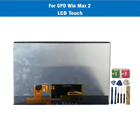 For GPD Win Max 2 LCD Display With Touch Screen Digitizer Assembly Repair Parts Replacement