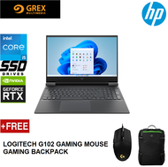 HP VICTUS 16-R0050TX GAMING LAPTOP (i5-13500HX,16GB,512GB SSD,16.1" FHD 144Hz,RTX3050 6GB,WIN11) FREE BACKPACK + LOGITECH G102 GAMING MOUSE