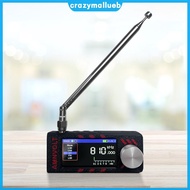 SI4732 0.5-108mhz LSB USB AM FM FM/AM Radio 1.9inch IPS Screen Portable Radio with Antenna All Band 