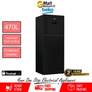 BEKO Inverter Refrigerator 470L Gross 2 Door Fridge Top Freezer Peti Sejuk Peti Ais 2 Pintu RDNT470E