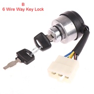 BeautyBoostT 4/6 Wire WAY gasoline Generator IGNITION Start Key LOCK COMBINATION SWITCH สำหรับ2-3KW 