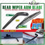 Rear Wiper Arm Blade Toyota Estima ACR30 ACR40 2000 - 2006 Rubber Silicone Windscreen Exterior Acces