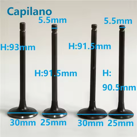 25mm / 30mm 5.5mm Motorcycle Valves Kit Intake Exhaust Stem for Honda CB125 CB 125S XL125 XL125S XL 