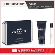 🇸🇬 [perfuministry] COACH MAN EDT 7.5ML+ 30ML S/GEL + (TIN BOX) FOR MEN SPRAY MINIATURE (PERFUME / FR