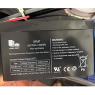 Longwei 6V7AH Battery Children's Electric Stroller Three-Wheel Motorcycle Tractor Lead-Acid Battery 