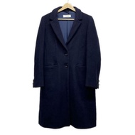 iBlues BLUE Coat Size 4 dark Navy Women Long sleeves Direct from Japan Secondhand