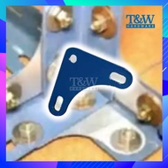 Besi Angle Rak Lubang Bracket Siku / Corner Plate for Slotted Angle Bar [T&amp;W Hardware]