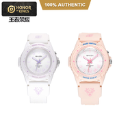 100% Authentic Honor of Kings Watch Ladies Watch Original Branded Waterproof Fashion Women Quartz Watches Clear Luminous Scratch Resistant Cute Wristwatch for Girls WZ-91028 Birthday Gift Christmas gifts